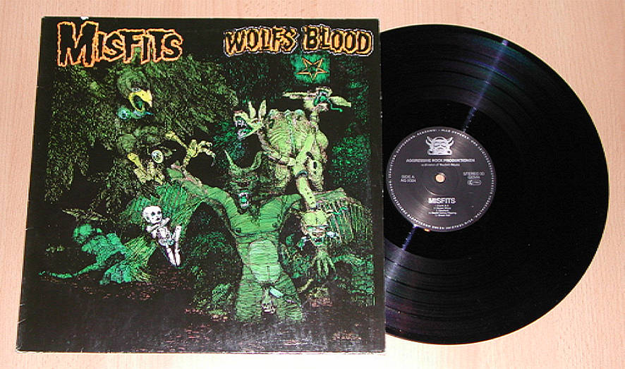 ☆レアアナログ盤☆MISFITS☆EARTH A.D.☆WOLFS BLOOD☆ - 洋楽